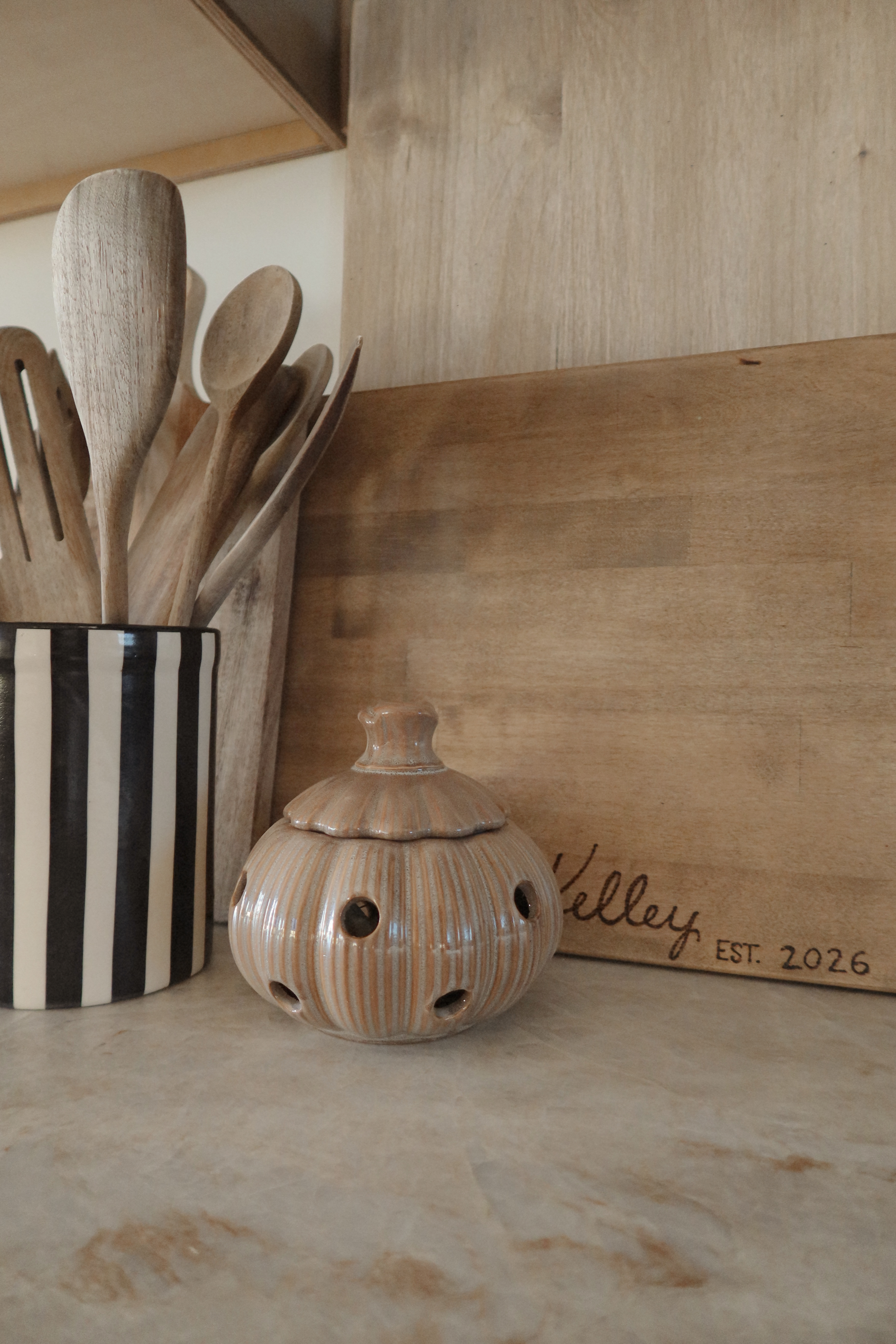 Close detail of pale wood boards ready for a home project